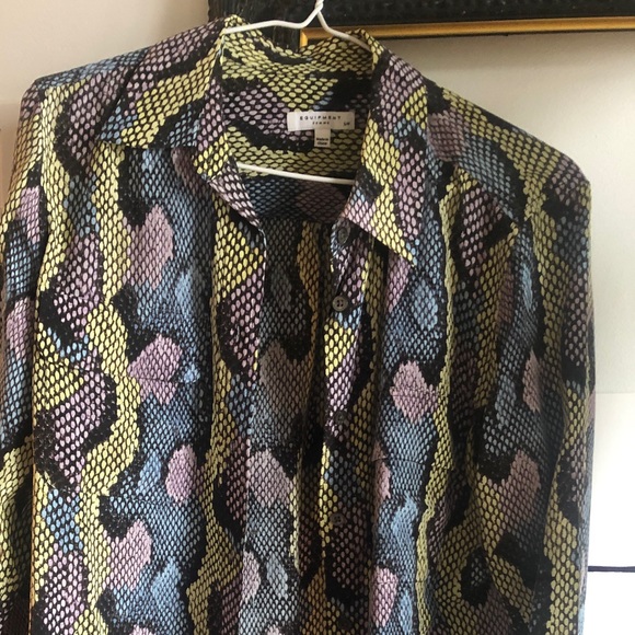 Equipment Silk Snake pattern shirt - Picture 3 of 6